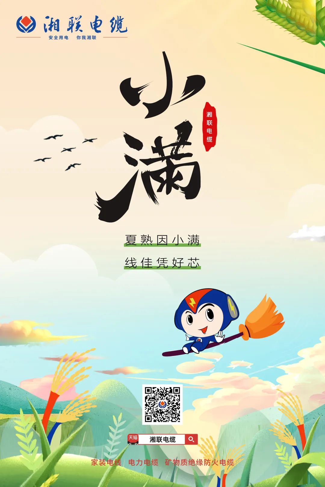 小滿節(jié)氣今日至，用電安全需重視！#安全用電你我湘聯(lián)
