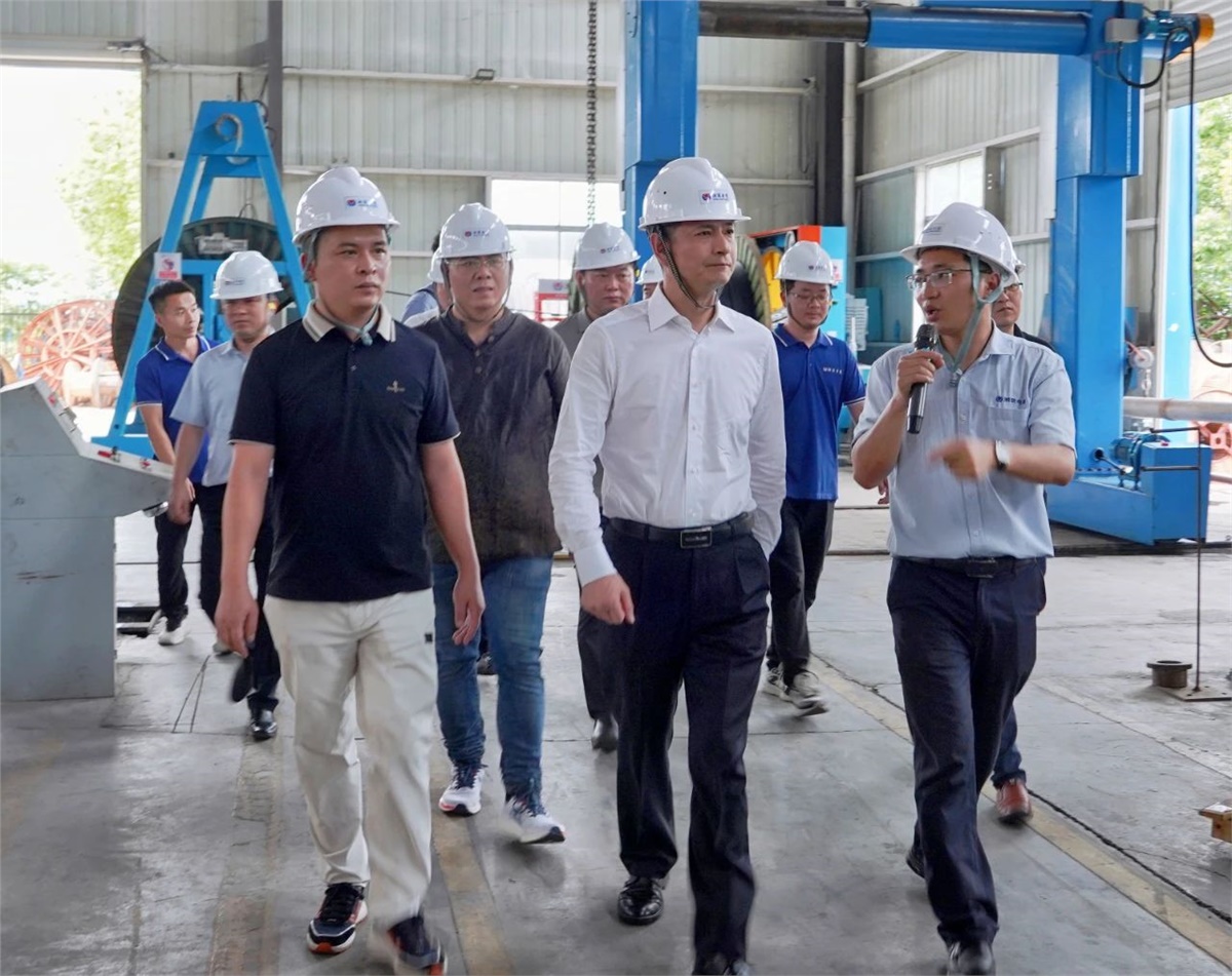 瀏陽市委副書記、市長王雄文蒞臨湘聯(lián)電纜調(diào)研指導！